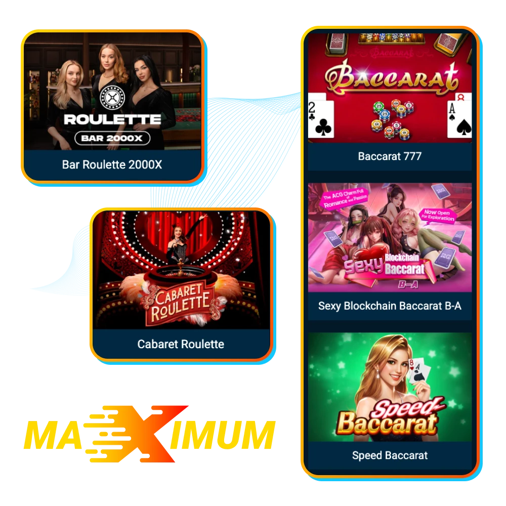 Maximum Casino live dealers in the UK 200+ tables, game shows, pay USDT/VISA/Mastercard, iOS/Android, tiered bonuses.