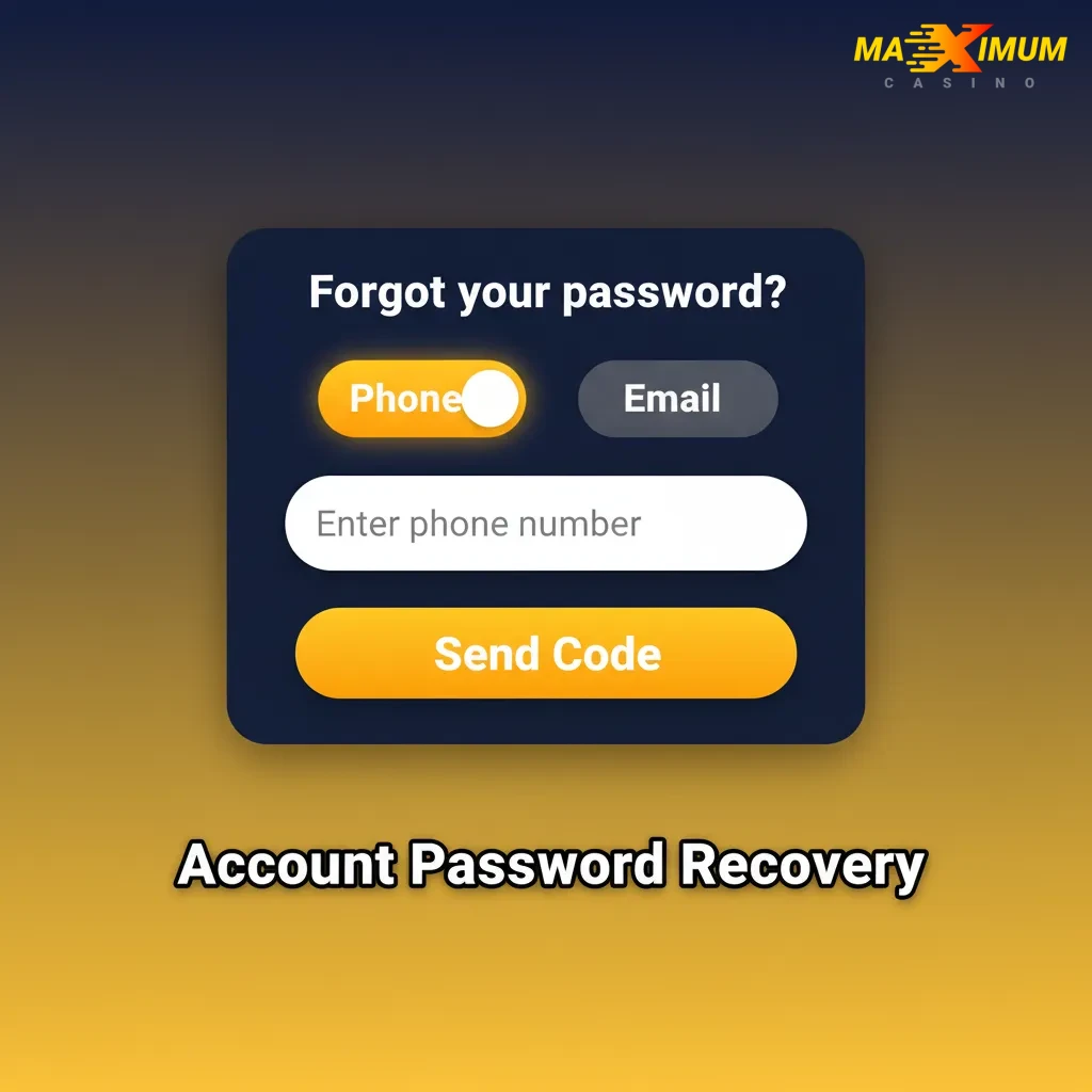 Account password recovery: select Forgot Password, enter email/phone, open reset link/code, set new password, enable 2FA.