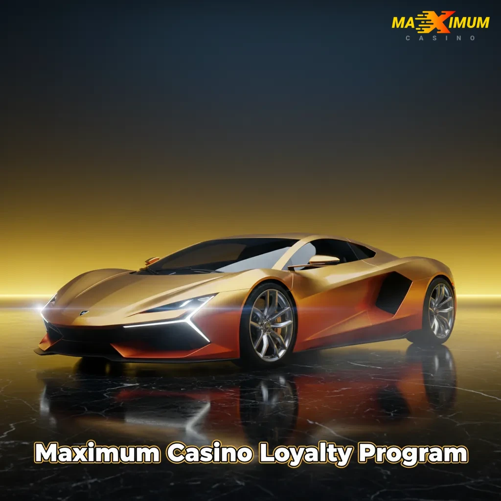 Maximum Casino Loyalty Program: earn points; Bronze-Platinum tiers; slots £10=1pt, tables £25, sportsbook £50; cashback