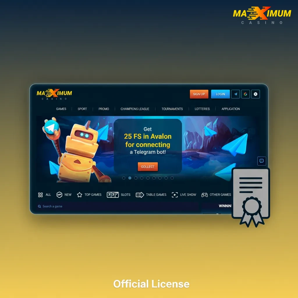 Official UK Gambling Commission licence for Maximum Casino, remote betting and casino services, issued June 2020.