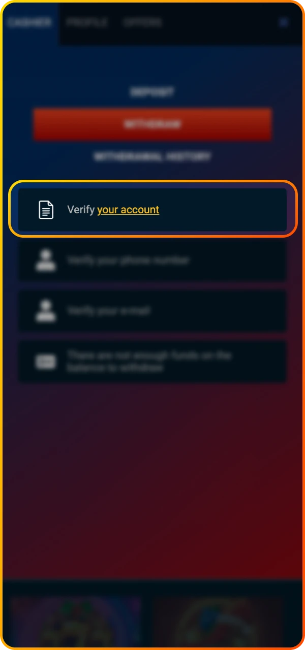 To withdraw money, the player's account must be verified at Maximum online casino.