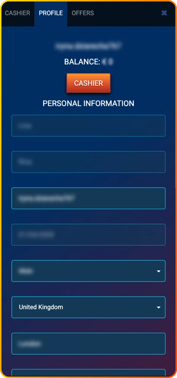 Wait for your documents to be approved and then start playing at Maximum online casino.